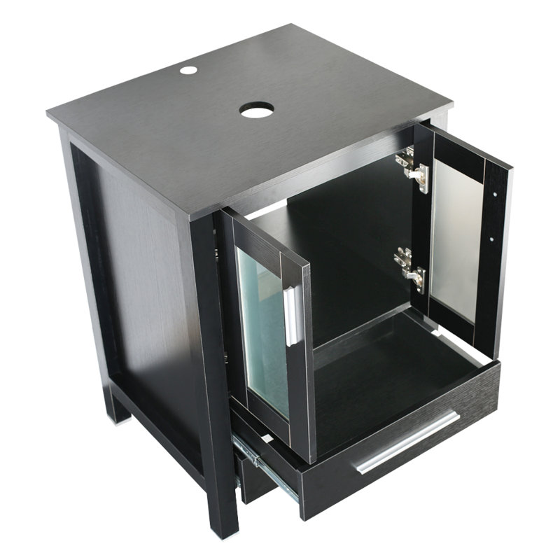 Orren Ellis Olivette 24'' Freestanding Single Bathroom Vanity with